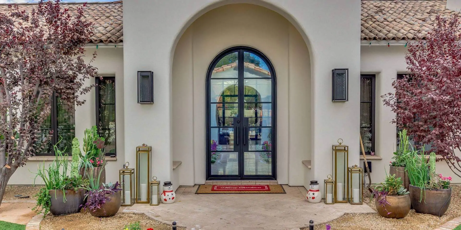 Outside Entryway Ideas \u0026 Design Concepts | Iron Doors Arizona, image size:1920x960